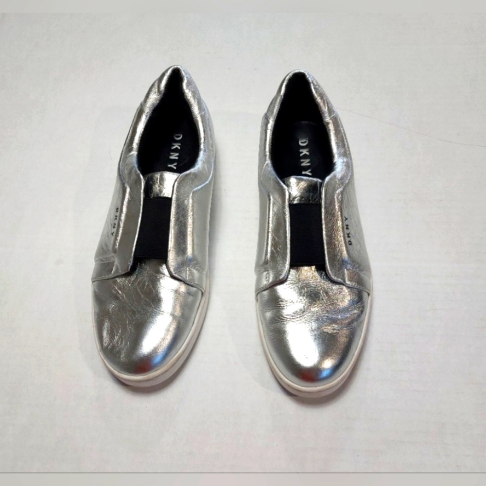DKNY Silver Sneakers Size 10M